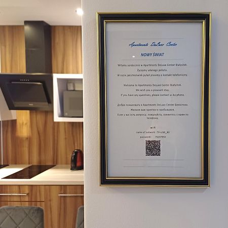 Apartments Deluxe Center Nowy Swiat Białystok Eksteriør billede